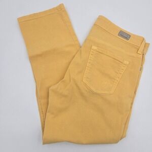 Vizcaino Premium Denim Yellow Jeans Made in USA High Rise Women's‎ Size 28